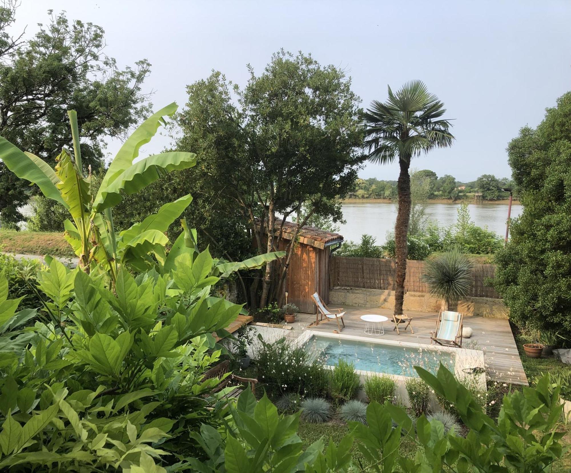 Bed and Breakfast Songes Au Lit Du Fleuve Cambes  Esterno foto